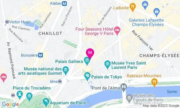 Localisation Restaurant  Le Galliera