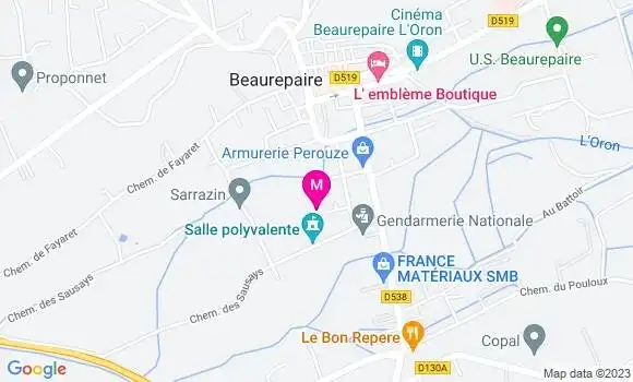 Localisation Restaurant  L