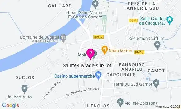 Localisation Restaurant  Le Rendez vous des Saveurs