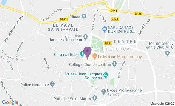 Localisation Restaurant  Le Bellevue
