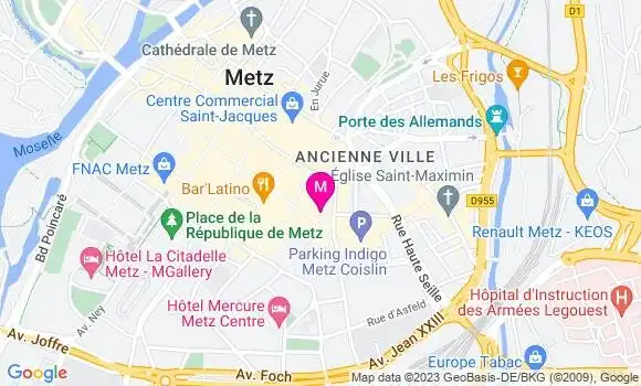 Localisation Restaurant Bar Monsieur Saint Louis