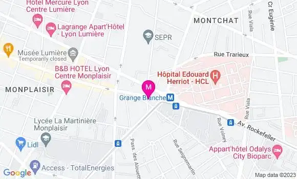 Localisation Restaurant  Le Sherrington