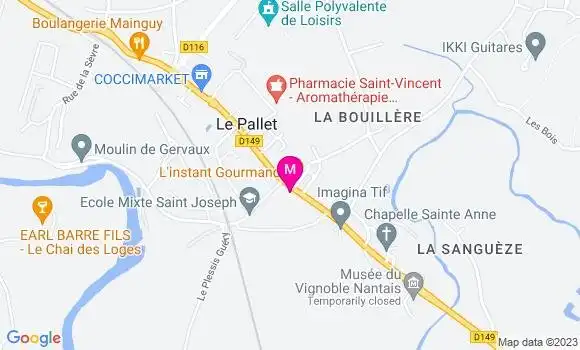 Localisation Restaurant  Le Relais d