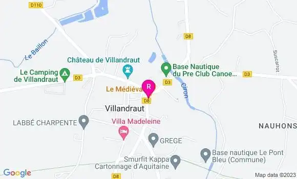 Localisation Restaurant Hôtel Hotel de Got