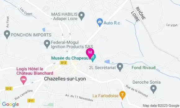 Localisation Restaurant  Au Chapelier Gourmand