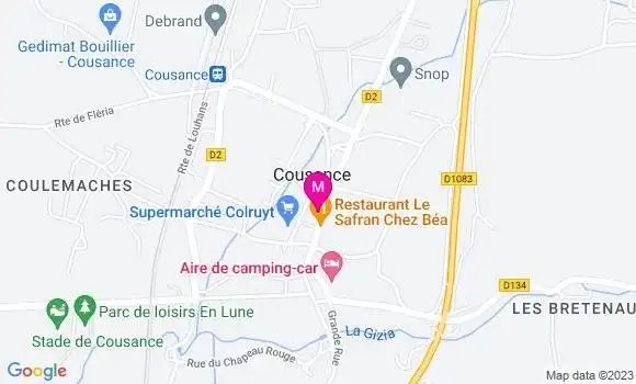 Localisation Restaurant Bar Bar des Sports