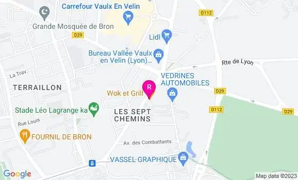 Localisation Restaurant Grill Wok et Grill