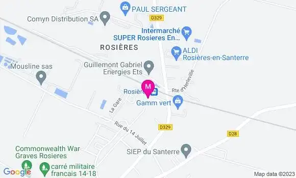 Localisation Restaurant  La Rose des Sables