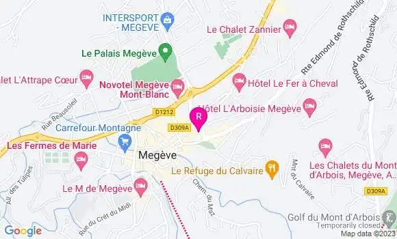 Localisation Restaurant  Le Puck