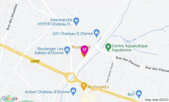 Localisation Restaurant  Royal Wok