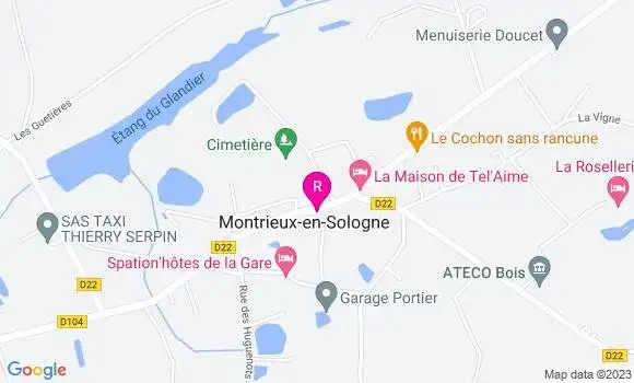 Localisation Restaurant  La Margot