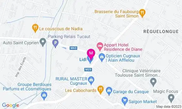 Localisation Restaurant Asiatique L