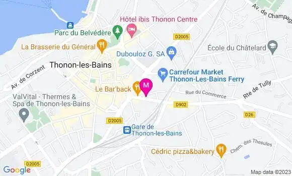 Localisation Restaurant  Chez Nath et Blaja
