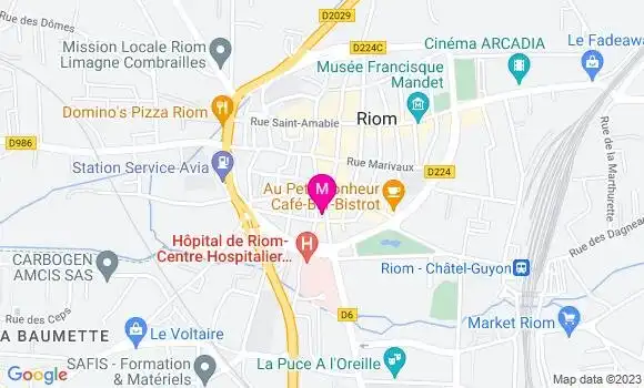 Localisation Restaurant  Ciboulette et Pain d