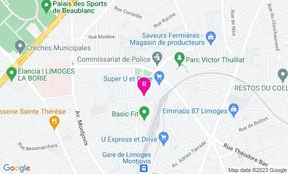 Localisation Restaurant  Au Plaisir