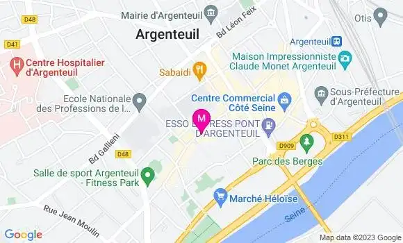 Localisation Restaurant  Au Bout du Bar
