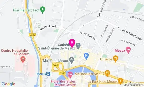 Localisation Restaurant  Saint Etienne