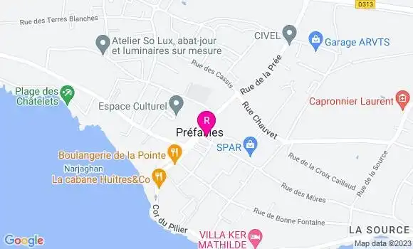 Localisation Pizzeria La Zaguerie