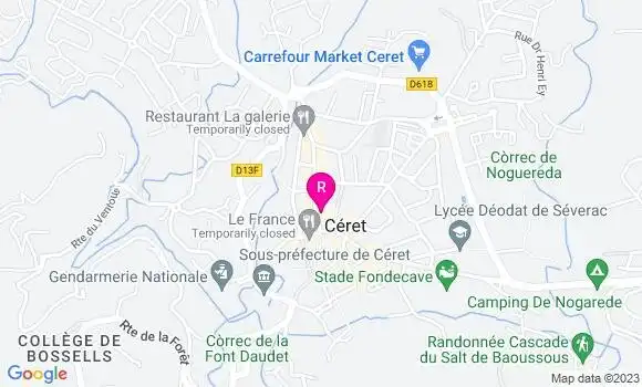 Localisation Restaurant Gastronomique L
