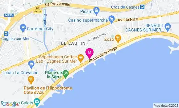 Localisation Restaurant  Café Del Mar