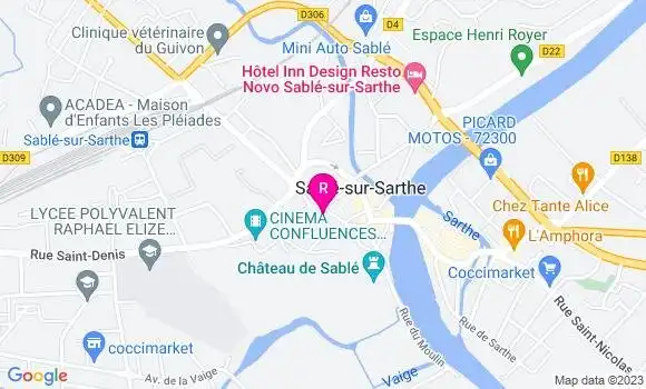 Localisation Crêperie Au P