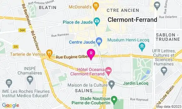 Localisation Restaurant  Le Madras