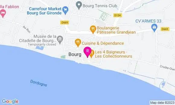 Localisation Crêperie des Vignobles