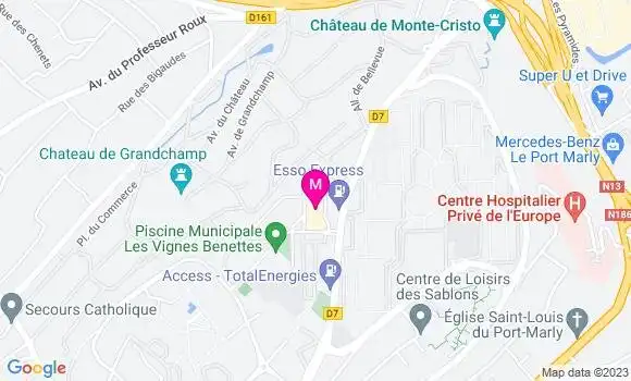 Localisation Restaurant  Chicken Benettes