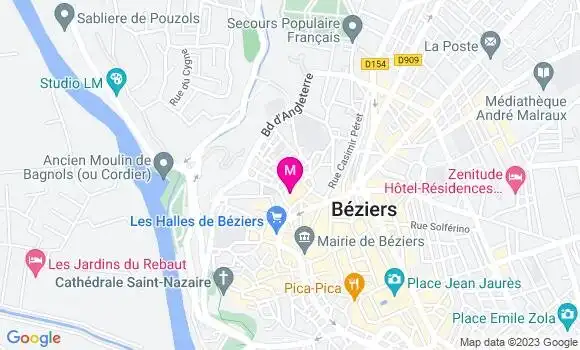 Localisation Restaurant  Les Caves de la Madeleine