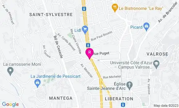 Localisation Brasserie La Dominante
