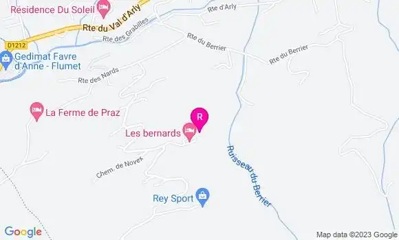 Localisation Restaurant  Le Petit Bernard