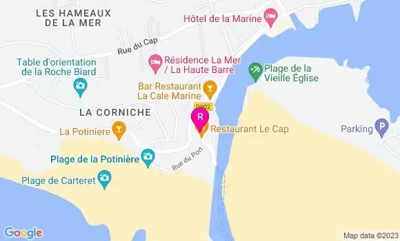 Localisation Restaurant Hôtel Hôtel du Cap