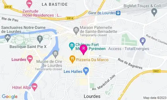 Localisation Brasserie Le Cardinal