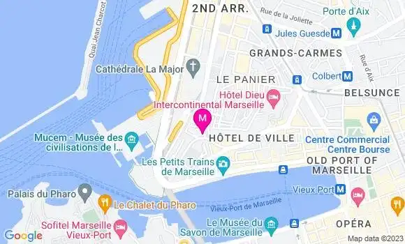 Localisation Pizzeria Le Vieux Panier