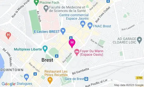 Localisation Crêperie A La Crêpe Flambée