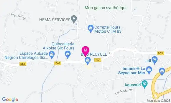 Localisation Restaurant  La Playa