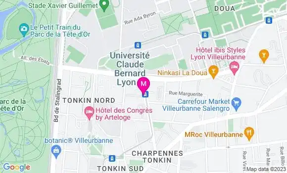 Localisation Restaurant  La Terrasse de Condorcet
