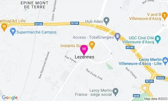 Localisation Restaurant  Le Corner
