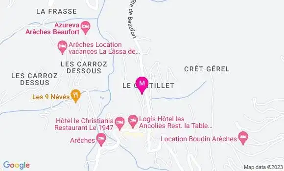 Localisation Restaurant  Le Refuge