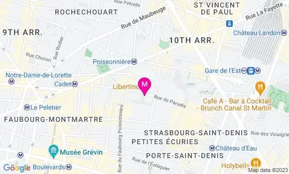Localisation Restaurant Italien Tesoro d