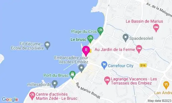 Localisation Restaurant  Riviera 3