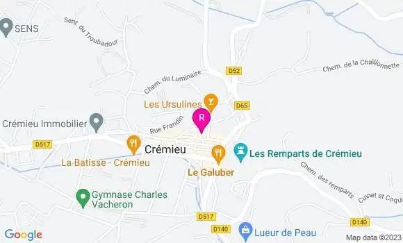 Localisation La Crêperie Kremolane