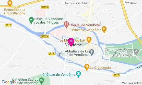 Localisation Restaurant  Au Rond de Serviette