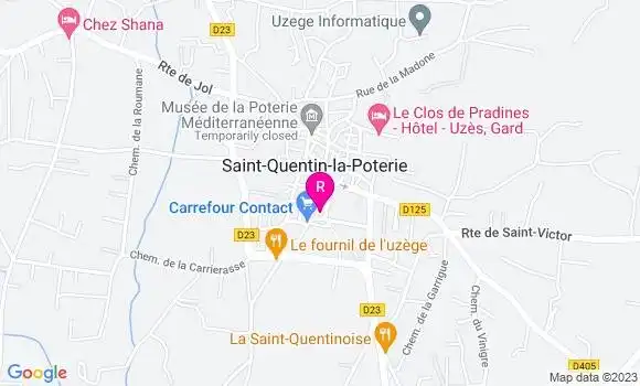 Localisation Restaurant  La Cuisine du Boucher
