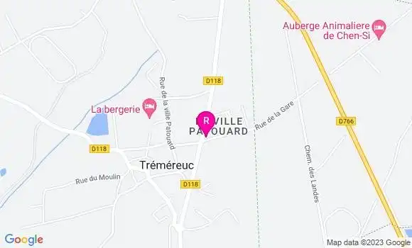 Localisation Restaurant Bar Le Sorbier