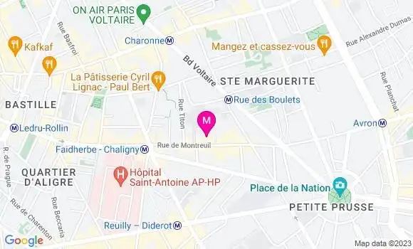 Localisation Restaurant Bar Le 45 Tours