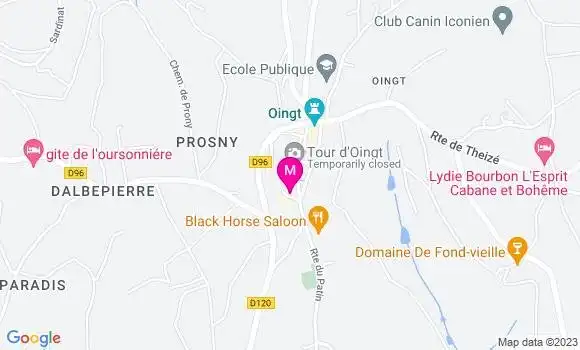Localisation Restaurant  La Clef de Voute