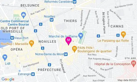 Localisation Restaurant  Le Surcouf