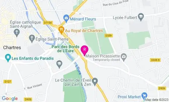 Localisation Restaurant  A la Cloche de Bois