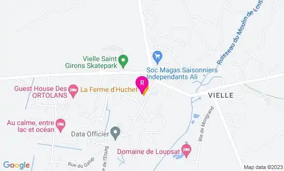 Localisation Restaurant  La Ferme d
